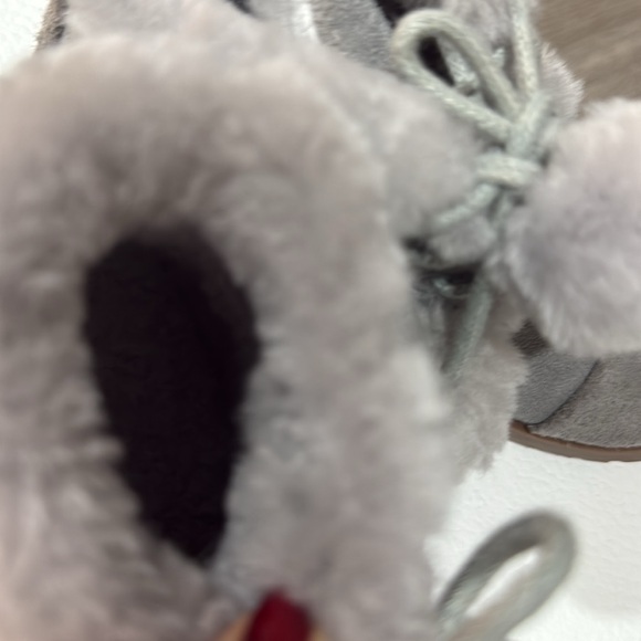 ZOEY POMPON GREY boots Age of Innocence - Picture 5 of 9